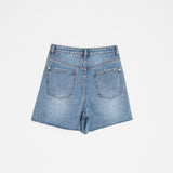 BERMUDAS DENIM DE CORTE RETO