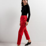 CALÇA JUSTA BOTÕES DOURADOS