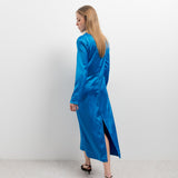 VESTIDO AURORA MIDI ACETINADO