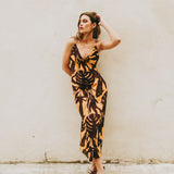 VESTIDO AURORA MIDI ESTAMPADO