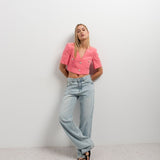 BLAZER CROPPED CORAL