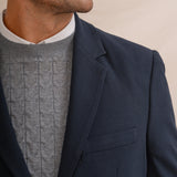 BLAZER CASUAL ESTRUCTURA MARINA