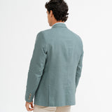 BLAZER CASUAL ESPIGAS VERDE LINO