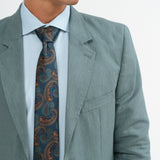 BLAZER CASUAL ESPIGAS VERDE LINO