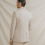 BLAZER CASUAL ESTRUCTURA BEIGE