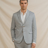 BLAZER CASUAL ESTRUCTURA CELESTE