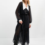 VESTIDO MIDI BOLINHAS
