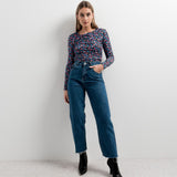CAMISOLA JUSTA FLORAL BOTÂNICA