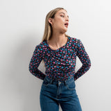CAMISOLA JUSTA FLORAL BOTÂNICA