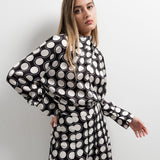 SAIA MIDI ESTAMPADA XADREZ