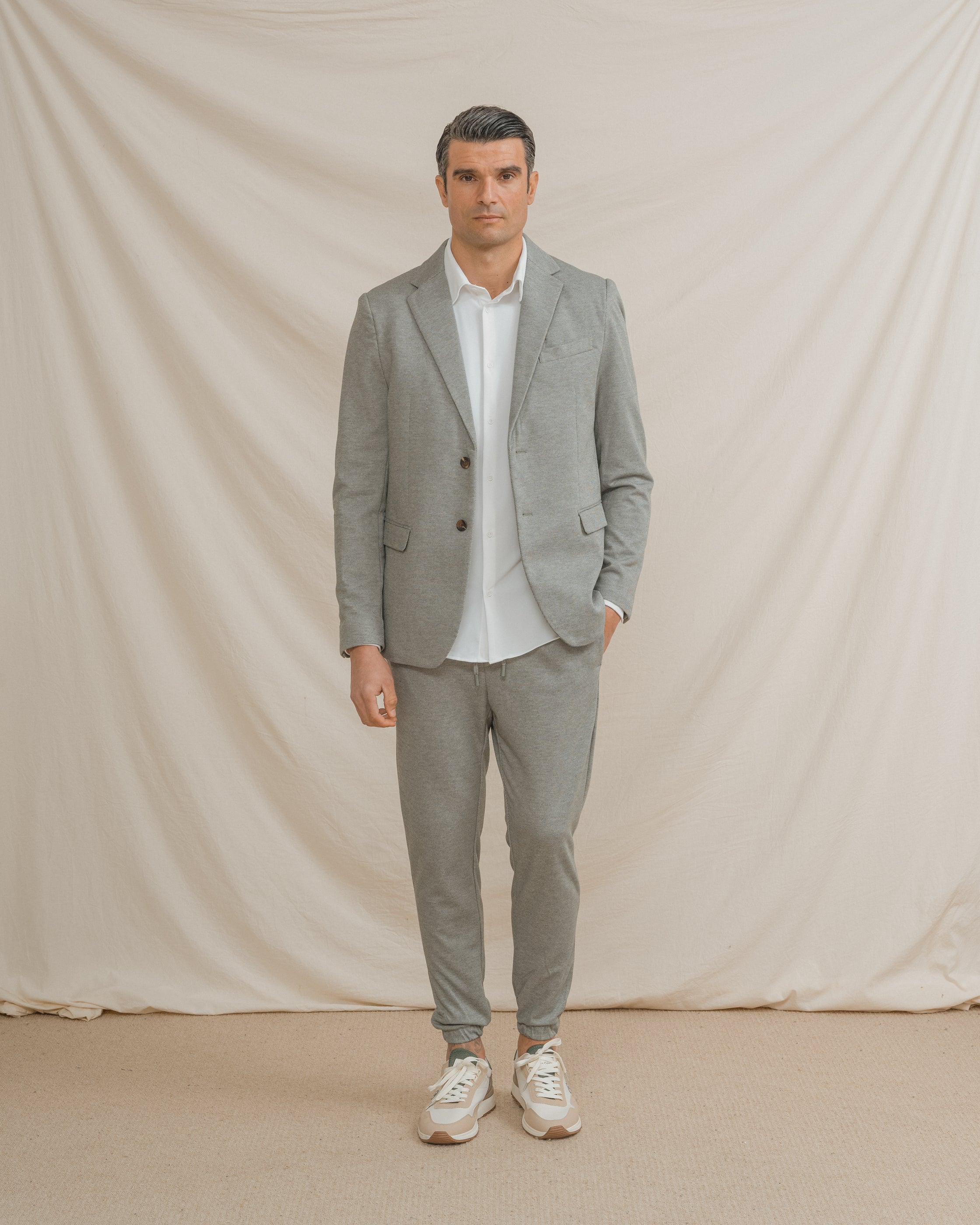 PANTALÓN TRAJE JOGGER CASUAL VERDE