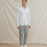 PANTALÓN TRAJE JOGGER CASUAL CELESTE