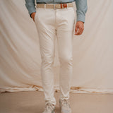 CHINO BÁSICO SLIM BEIGE CLARO