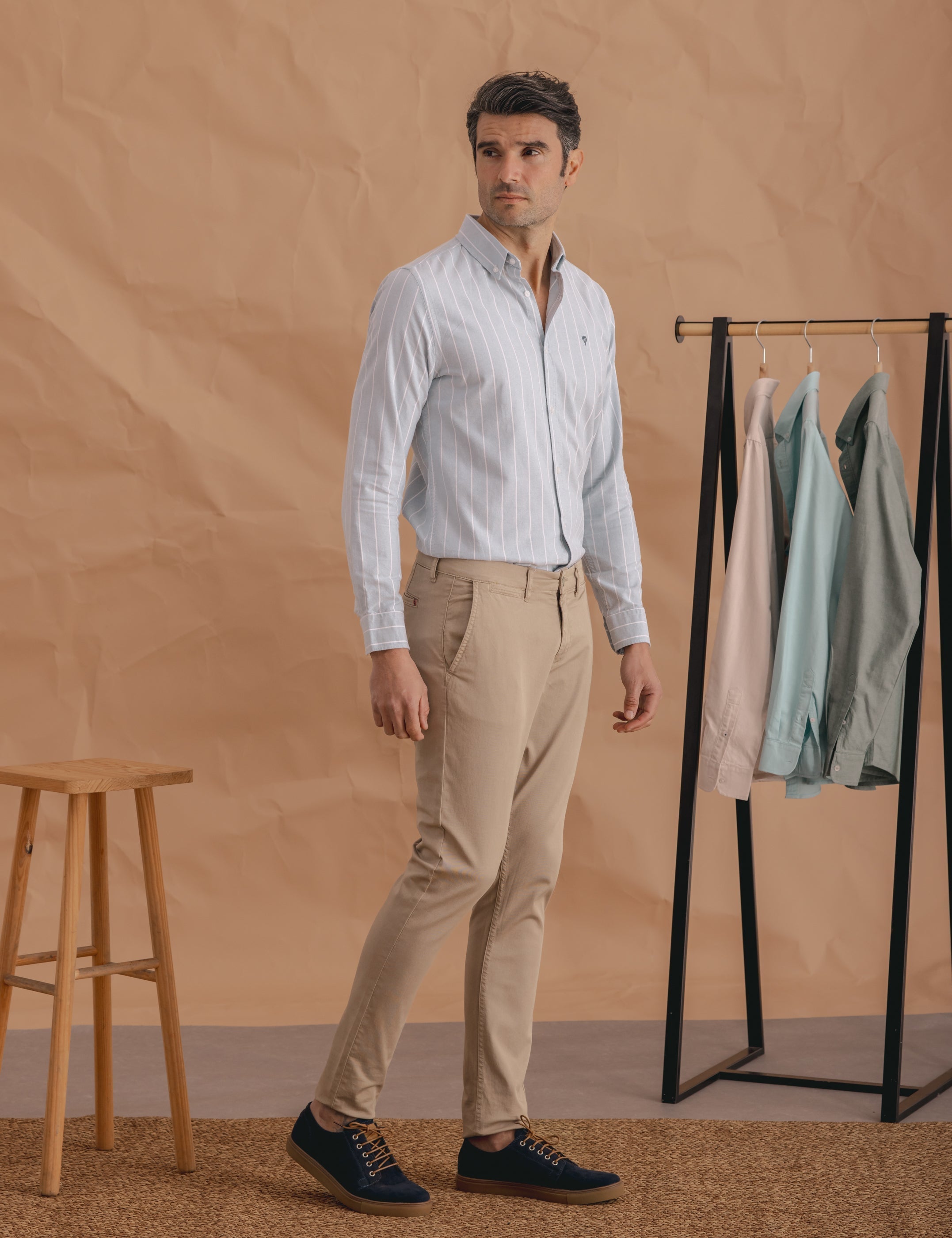 CHINO SKINNY CAMEL