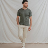 PANTALÓN CHINO SKINNY CROPPED BEIGE