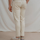 PANTALÓN CHINO SKINNY CROPPED BEIGE