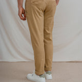 PANTALÓN CHINO SKINNY CROPPED CAMEL