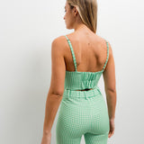 LEGGINGS FLARE EM XADREZ VICHY