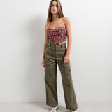 TOP CORSET FLORAL COM ESTRUTURA