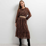 VESTIDO LIZY ESTAMPADO COM CINTO