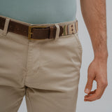 BERMUDA CHINO ESTRUTURADA BEGE