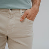 BERMUDA CHINO 5 BOLSOS BEGE-CLARO