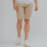 BERMUDA CHINO SLIM CAMELO