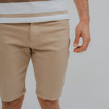 BERMUDA CHINO SLIM CAMELO