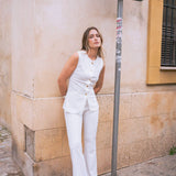CALÇA ÀS CLOCHE BRANCA