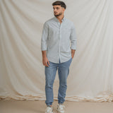 CAMISA OXFORD RAYA VERDE