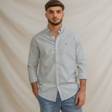 CAMISA OXFORD RAYA VERDE
