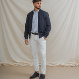 CAMISA OXFORD CELESTE