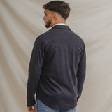 SOBRECAMISA PUNTO AZUL