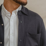 SOBRECAMISA PUNTO AZUL