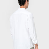 CAMISA LINO BLANCA CUELLO MAO