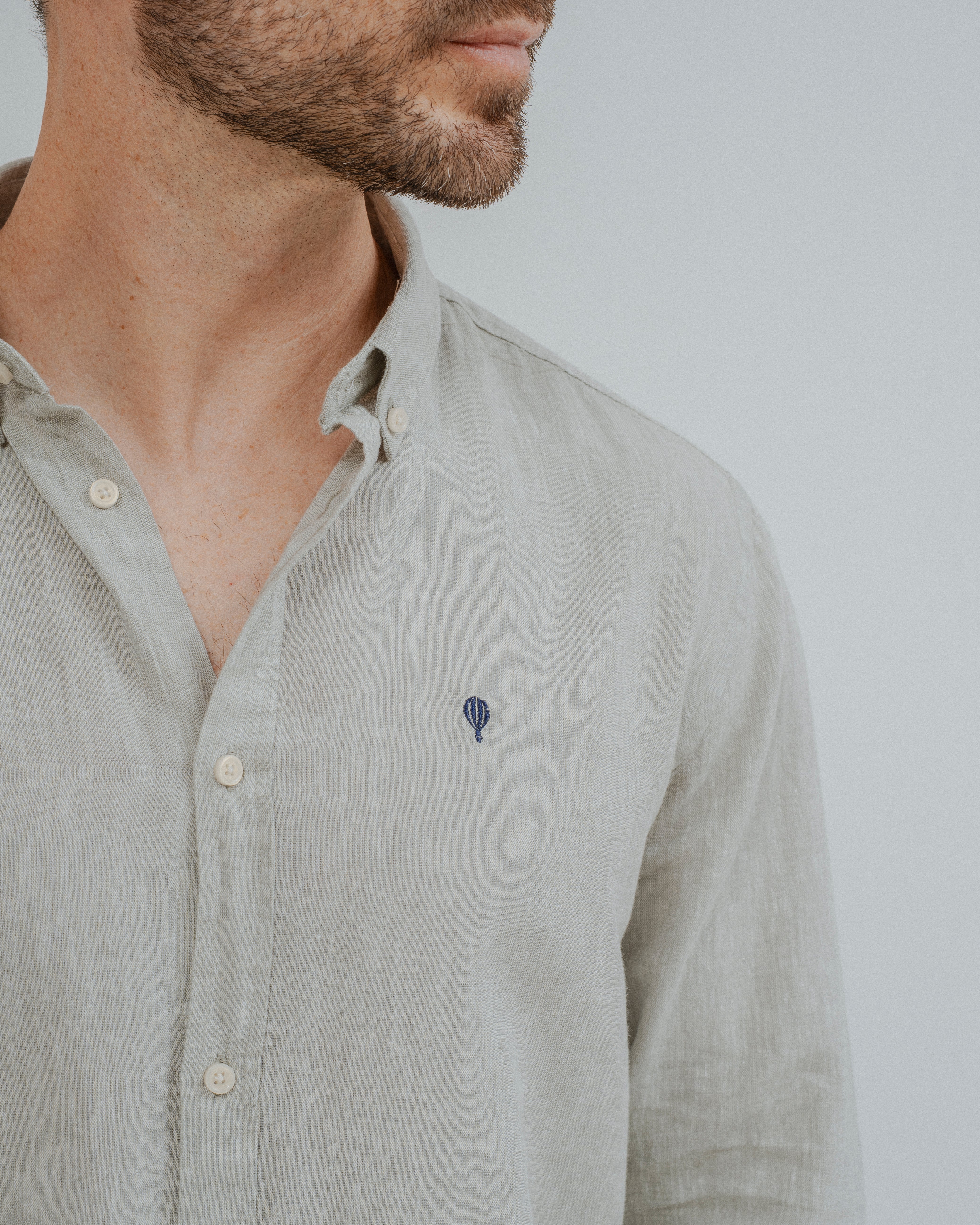 CAMISA LINO VERDE