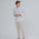 CAMISA LINO BLANCA