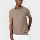 POLO TRICOT ESTRUCTURA BEIGE