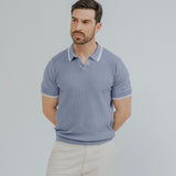 POLO TRICOT RAYA CUADRILLÉ