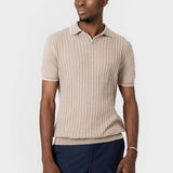 POLO TRICOT NUDOS BEIGE
