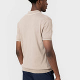 POLO TRICOT NUDOS BEIGE