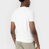 JERSEY TRICOT ROMBOS BLANCO