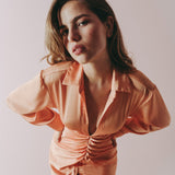 VESTIDO MINI SATINADO