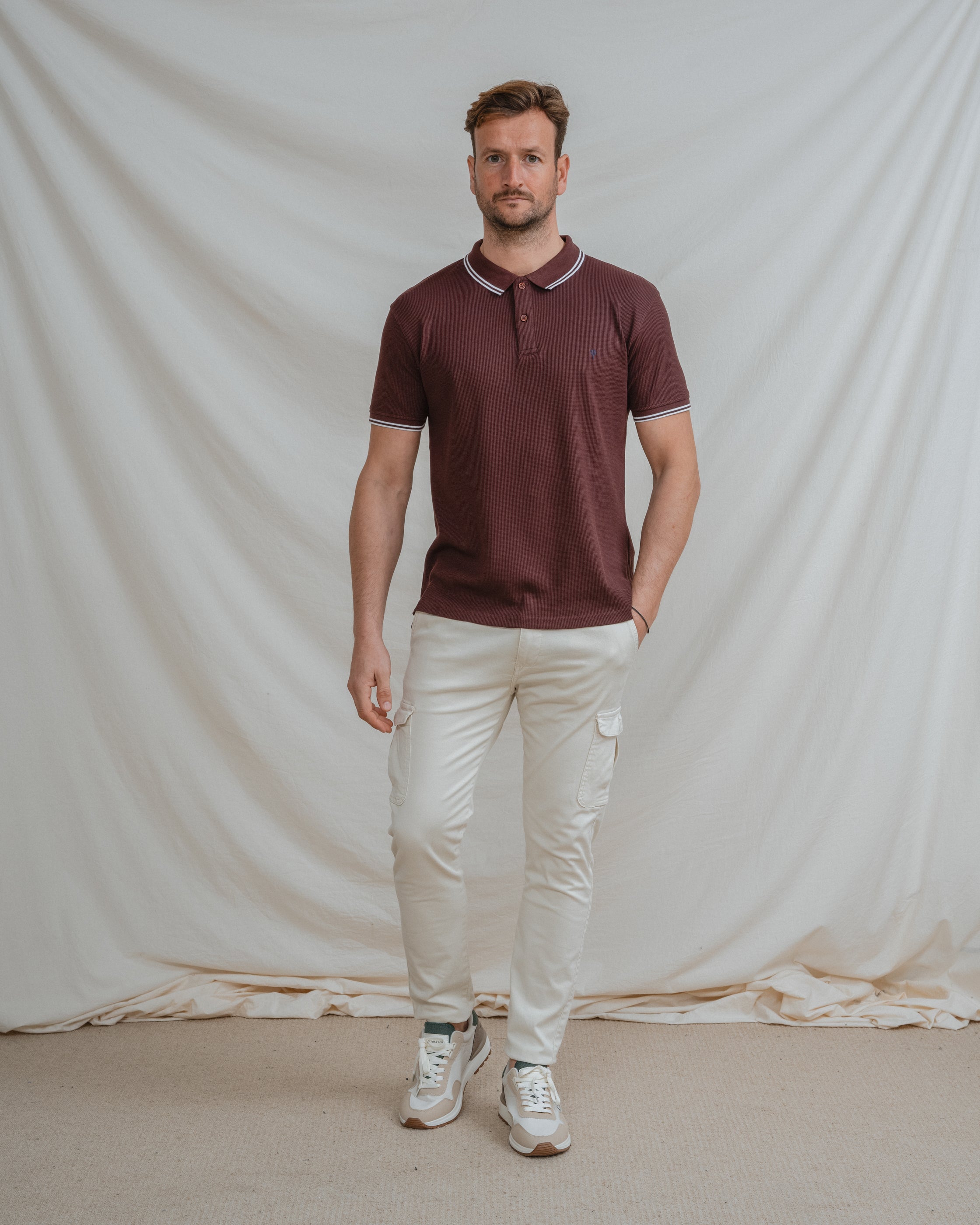 POLO ESTRUCTURA BURDEOS