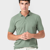 POLO BÁSICO REGULAR FIT VERDE