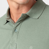 POLO BÁSICO REGULAR FIT VERDE