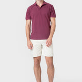 POLO BÁSICO REGULAR FIT BURDEOS