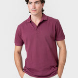 POLO BÁSICO REGULAR FIT BURDEOS