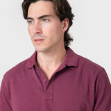 POLO BÁSICO REGULAR FIT BURDEOS