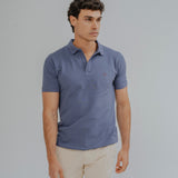 POLO BÁSICO REGULAR FIT AZUL